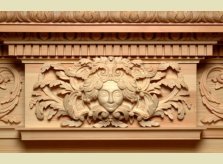 Detailed Mantelpiece Carving